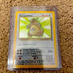 Jungle Set Kangaskhan Holographic Pokémon Card